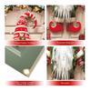 Merry Christmas Door Banner - 70X35" Polyester, Festive Gnome Design For Indoor/Outdoor Holiday Decor, Perfect For Latest Year'S