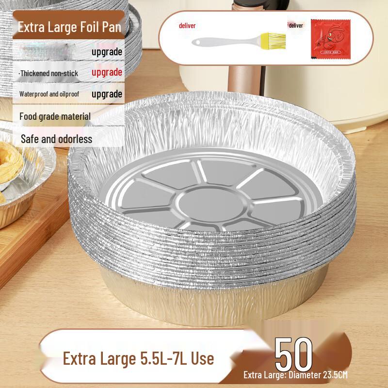 

Yangge Food-Grade Baking & BBQ Paper Bowls, 50-Pack