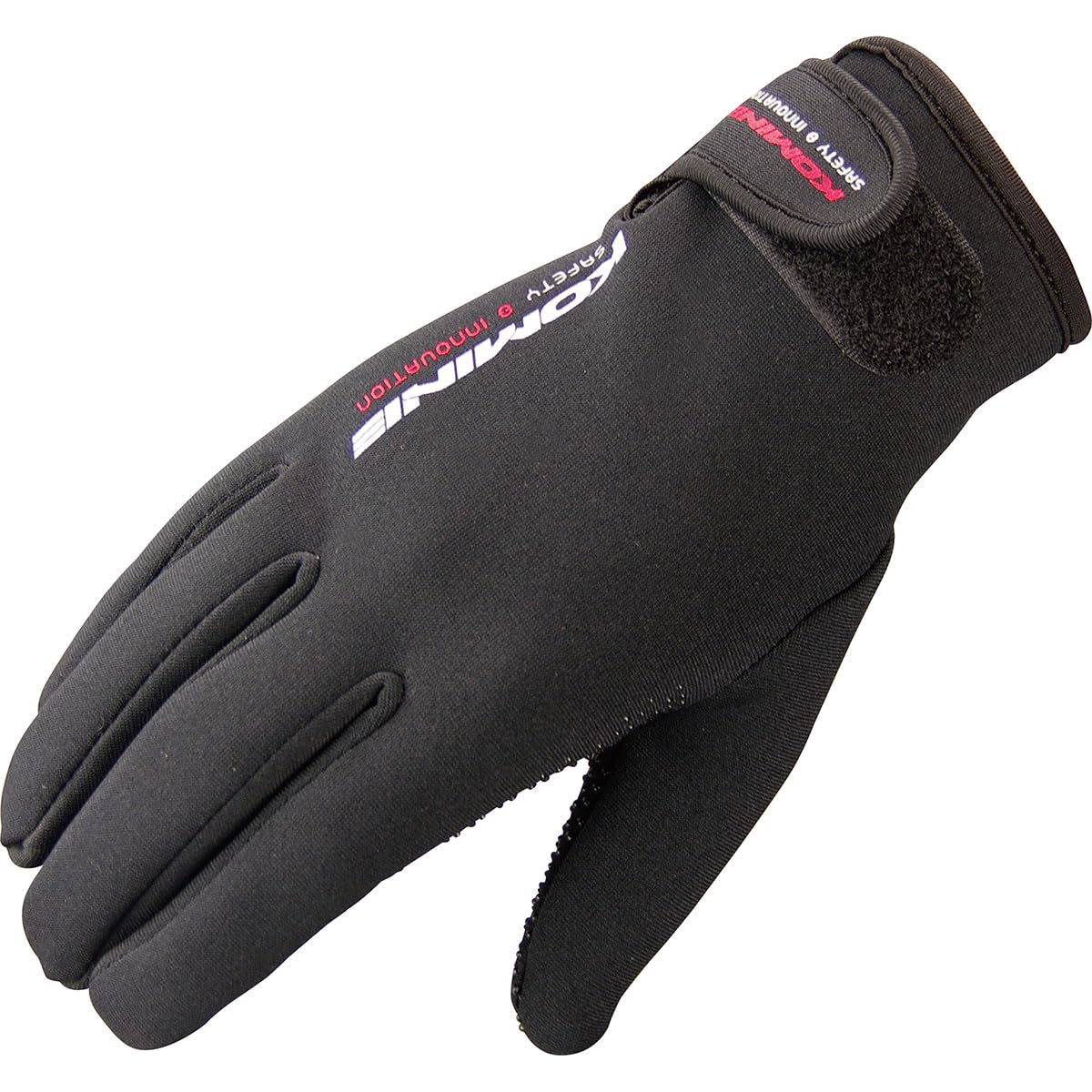 

KOMINE Motorcycle Neoprene Size for and Spring Gloves, Black, M, GK-753 665, Windproof, Autumn, Winter, чёрный
