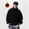 Unisex Heavyweight Half-Zip Hoodie: Trendy High-Street Design for Autumn/Winter