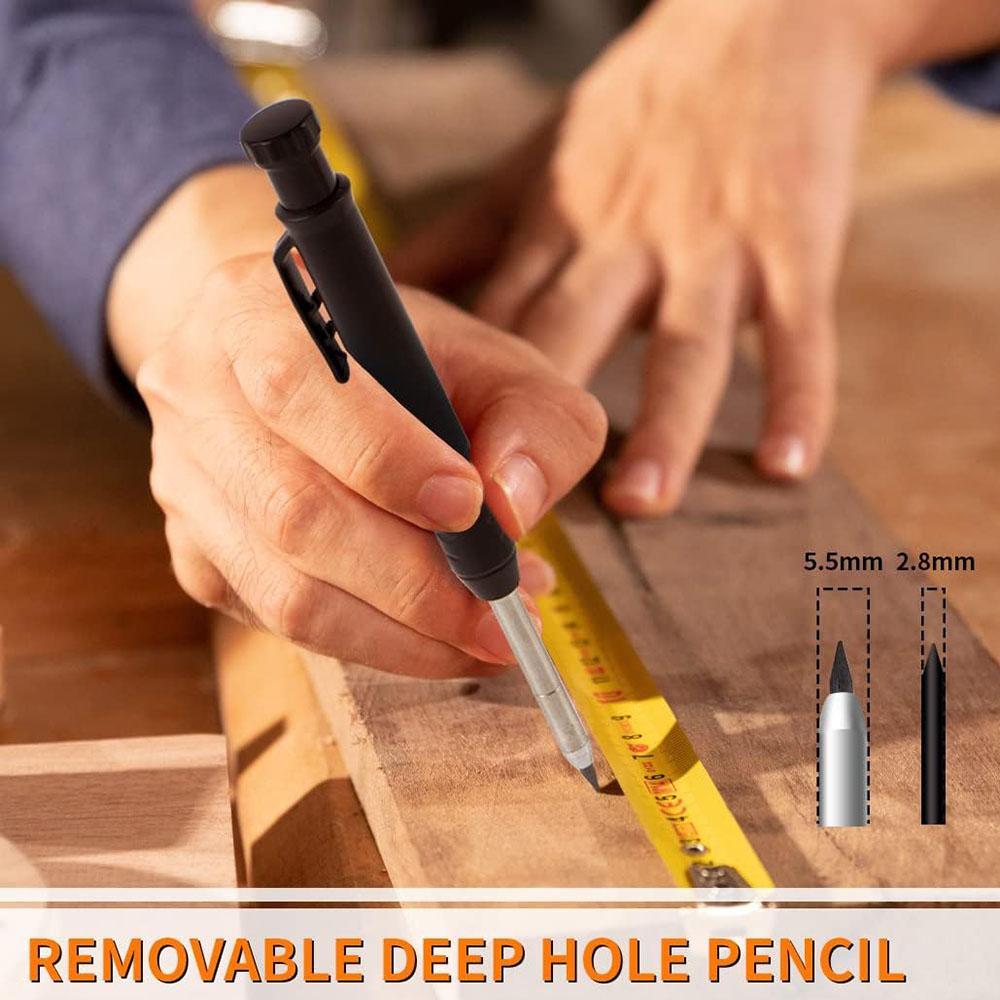 Multi-function Scribing Tool Construction Pencil DIY Woodworking Profile Scribe