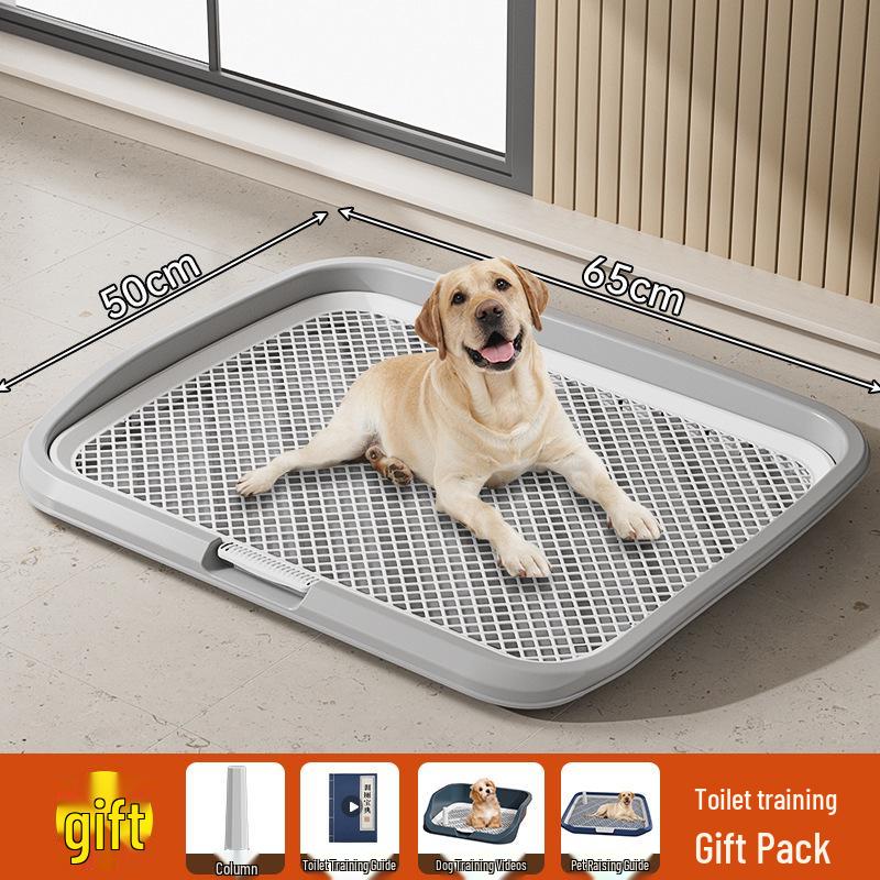 Dog Potty Trainer for Small to Medium Dogs – Plastic Toilet Solution for Pet Urination and Defecation