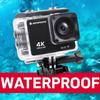 AGFA PHOTO Realimove AC9000 – Caméra d'Action Numérique étanche 30m (True 4K, EIS Anti-Shake, Angle 170°, Ecran 2 pouces, Wifi) Noir