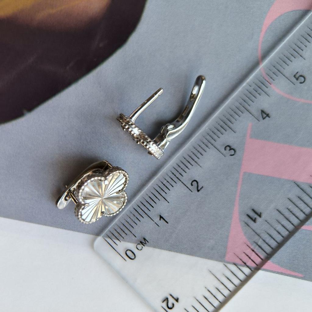 Серебряные серьги без камней (2183181)