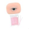 Makeup Practice Board Eyebrow Eyelash Face Mannequin Silicone Training Model Realistic Soft