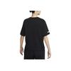 Nike Sportswear Classic Logo Print Loose Round Neck Short Sleeve T-Shirt Women Tops Black FQ6600-010