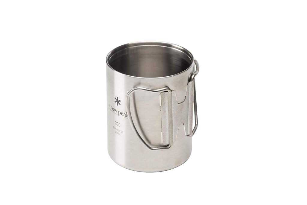 Snow Peak Stainless Steel Vacuum Mug 300 (MG-213) with Sticker