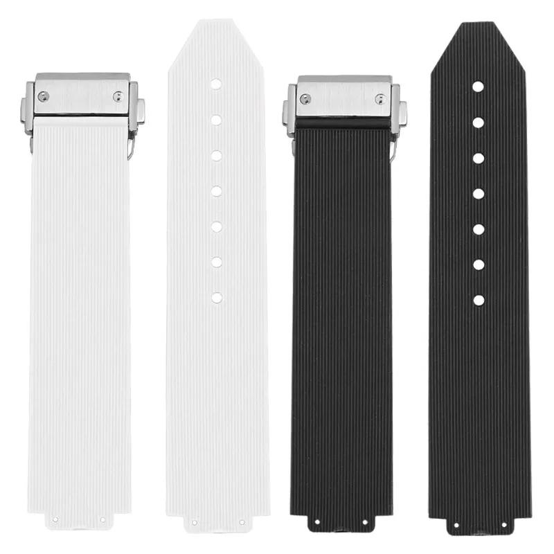 Accesorios para Relojes para HUBLOT BIG BANG Correa de Silicona Impermeable para Reloj de Mujer Pulsera de Goma 20*13mm