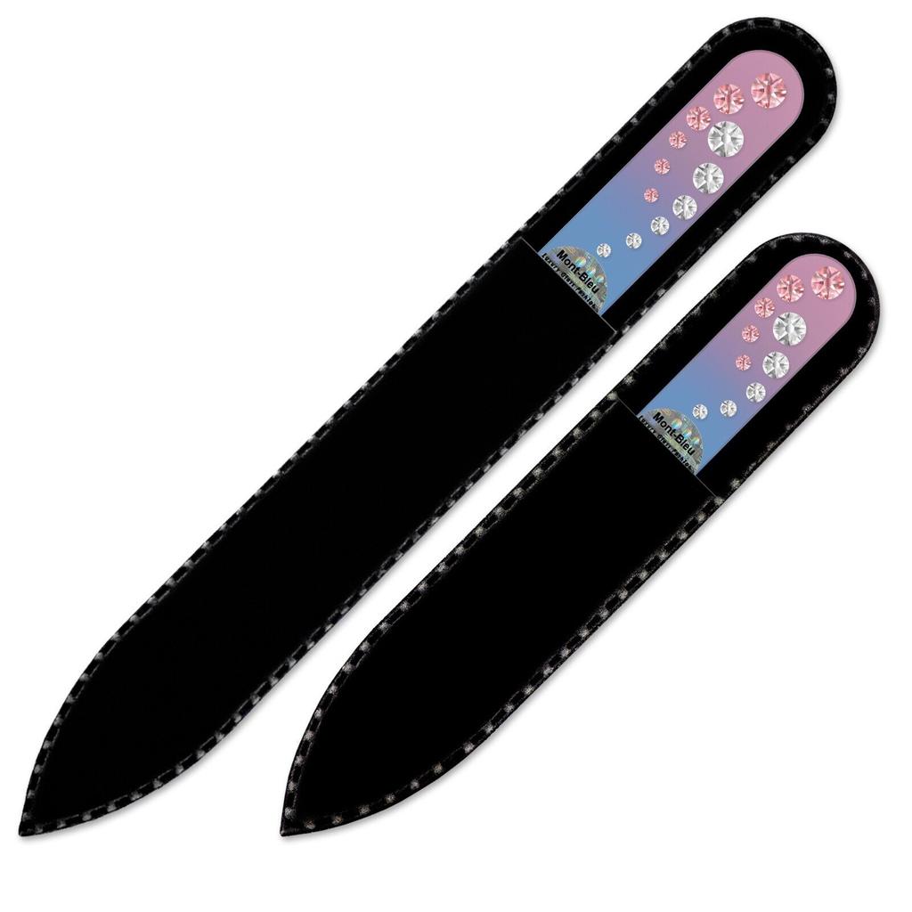 2-piece Nail File Set with Crystals for Women COC-MS