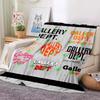 G-Gallery D-Dept Print Flannel Blanket Children Teen Family Gift Portable Home Travel Bed Sofa Office Plush