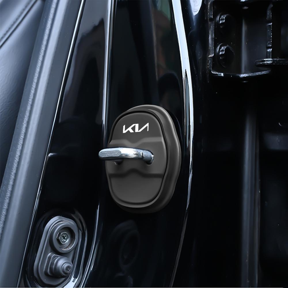 2/4 Piezas Almohadilla Absorbente de Golpes Silenciosa para Puerta Pestillo de Puerta de Silicona Protector de Puerta para Kia Sportage Ceed Picanto Rio ProCeed Niro 5 3 4