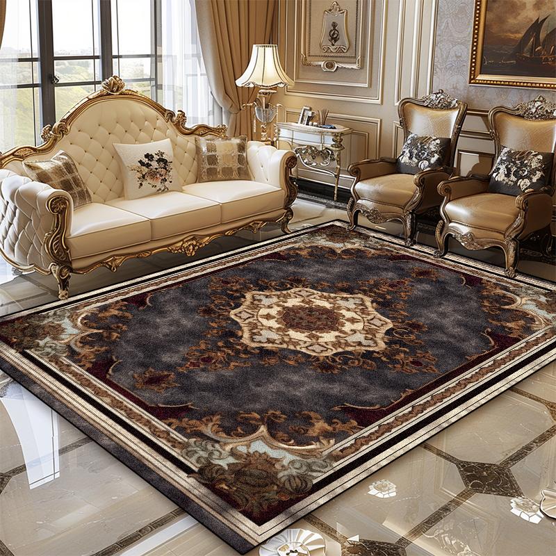 Persian Luxury Carpet European Style Living Room Bedroom Large Rug Non-slip Sofa Tea Tables Mat  Custom Home Decor Lounge Rug