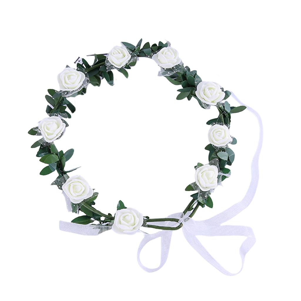 Stylish Flower Crown Headband for Weddings Parties and Festivals with Unique Colors and Comfortable Party Headwar