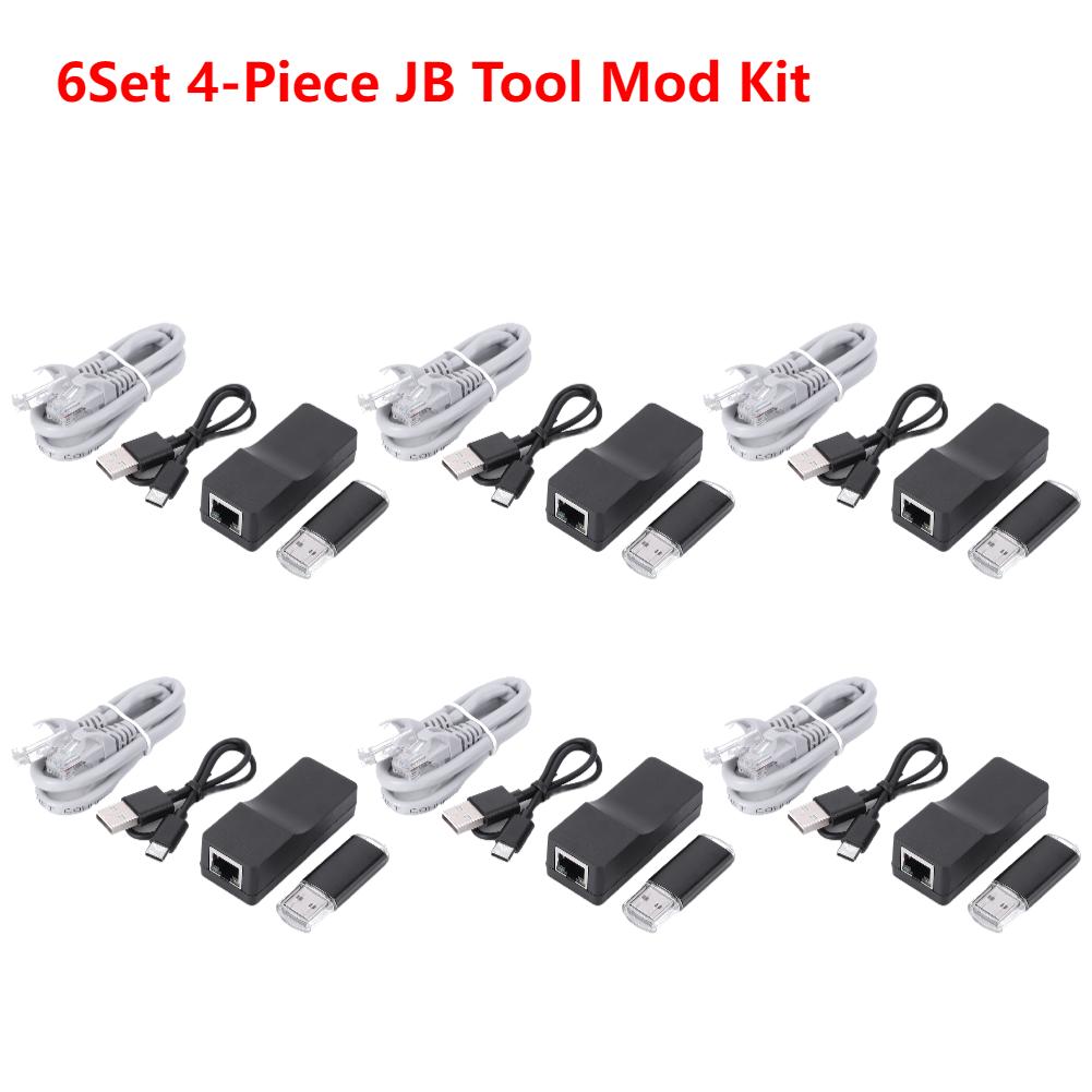 20/1Set One-Key JB Tool Mod Kit JB Adapters With USB Drive Ethernet Type-C Cable Gaming Accessories For PS4 FW 9.0 11.0 System