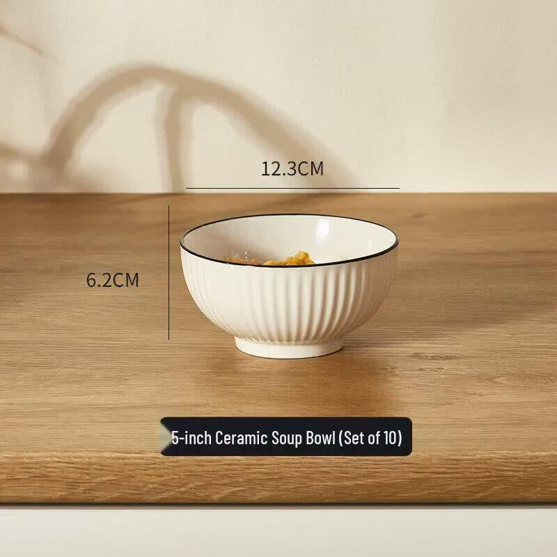 Japanese Style Ceramic Rice Bowl