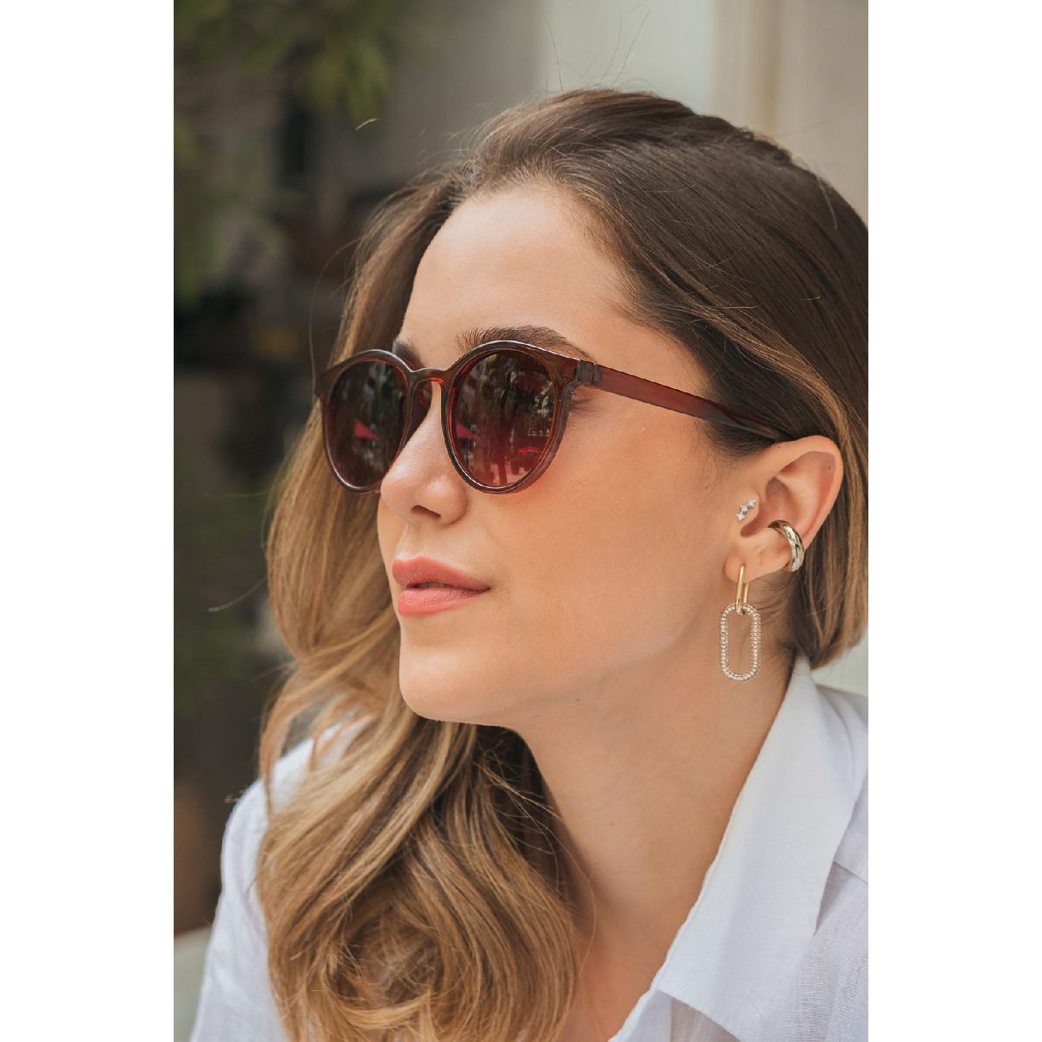 

Солнцезащитные очки унисекс 19886-7 коричневый