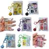Tiny Food Themed Twist Egg Keychain Plastic Pendant Cute Backpack Charm Surprise Collectible Gift For Teens
