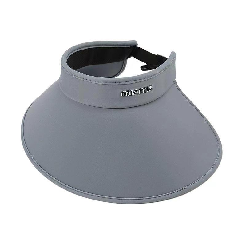 Summer empty top sunscreen hat women's UV protection large brim outdoor cycling face cover peach heart sunscreen sun hat