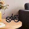 Statue de Cyclisme Acrylique Décorative Modèle Minimaliste Vintage Ornement de Table pour la Maison Style Cadre en Fil Art Cyclisme Mur