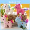 Soft And Huggable Rainbow Unicorn Plush Keychain Wholesale Pony Doll Pendant For Girls