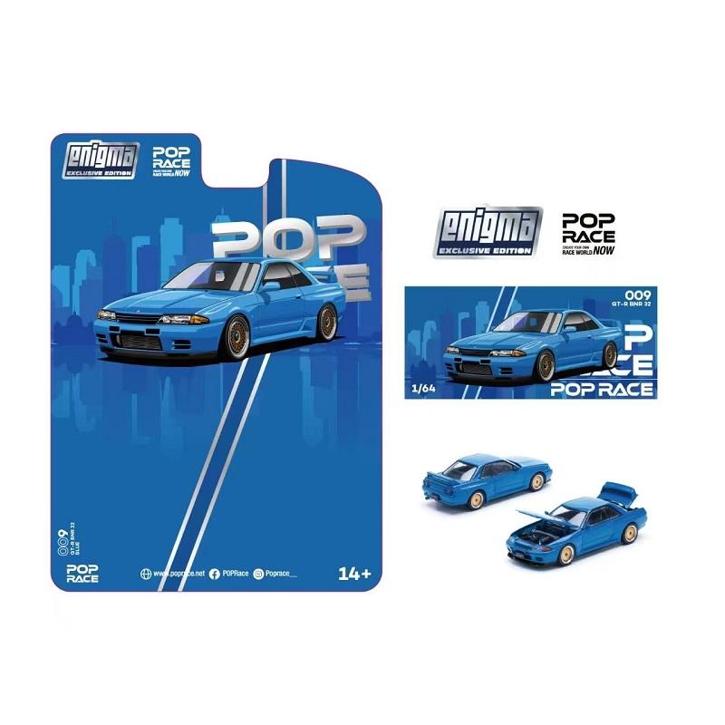 Pop Race 1:64 Gr Yaris Eva Pandem Gr86 Stinger Gtr Rx-7 Re Amemiya Evo Iv V8 Kenmeri Hakosuka Enigma Diecast Model Car