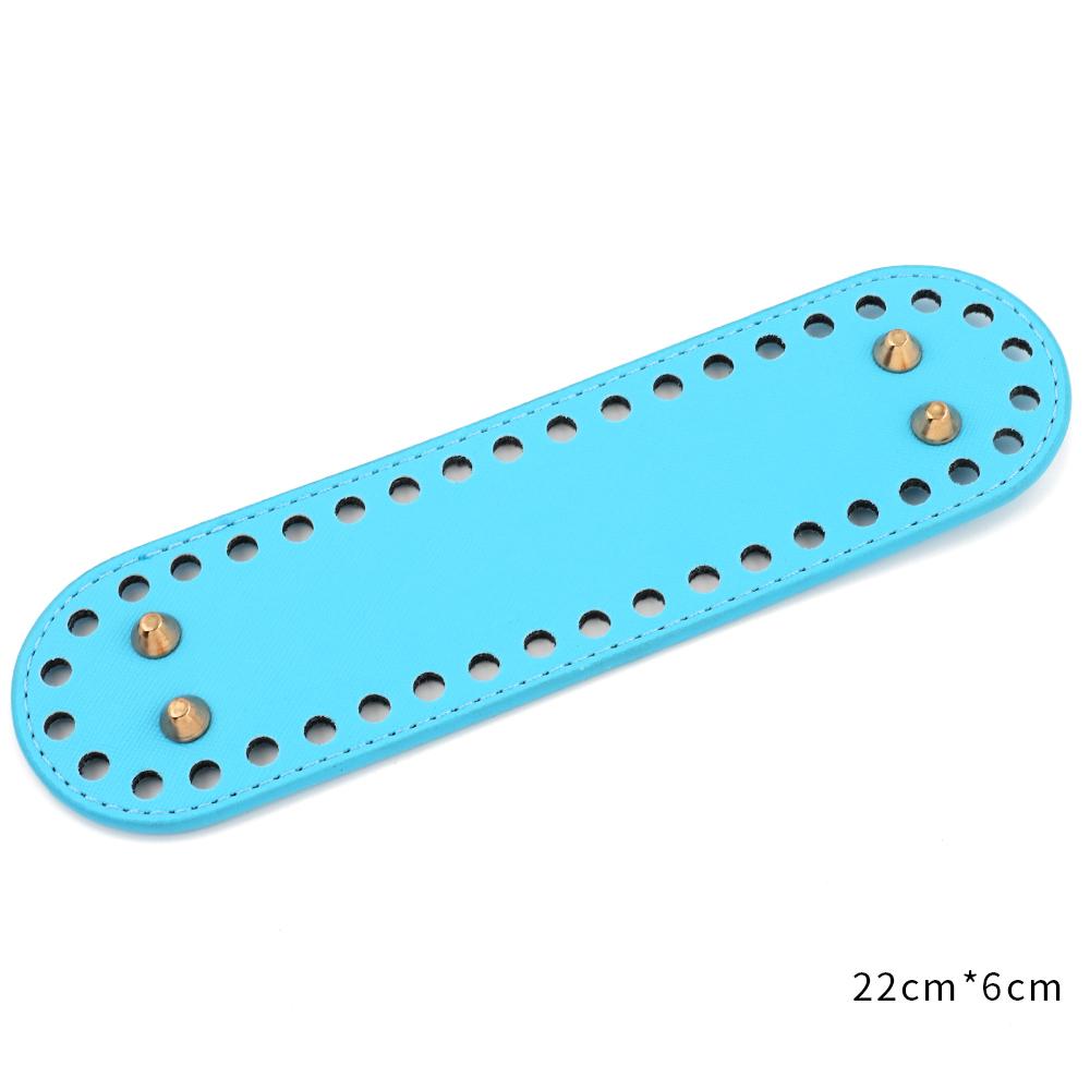 

PU Leather Oval Bottom for Knitted Bag Base Handmade Bottoms DIY Women weave Handbag Shoulder Crossbody Crochet Bags Accessories