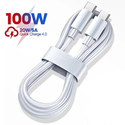 PD 100W USB C auf USB Typ-C Kabel Schnellladedatenkabel für iPhone 15 Pro Max Huawei Samsung Xiaomi Telefon Datenleitung Schnellladezubehör