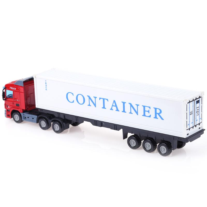 1/43 Alloy Vehicle Model Simulation Container Truck Model Kids Toy