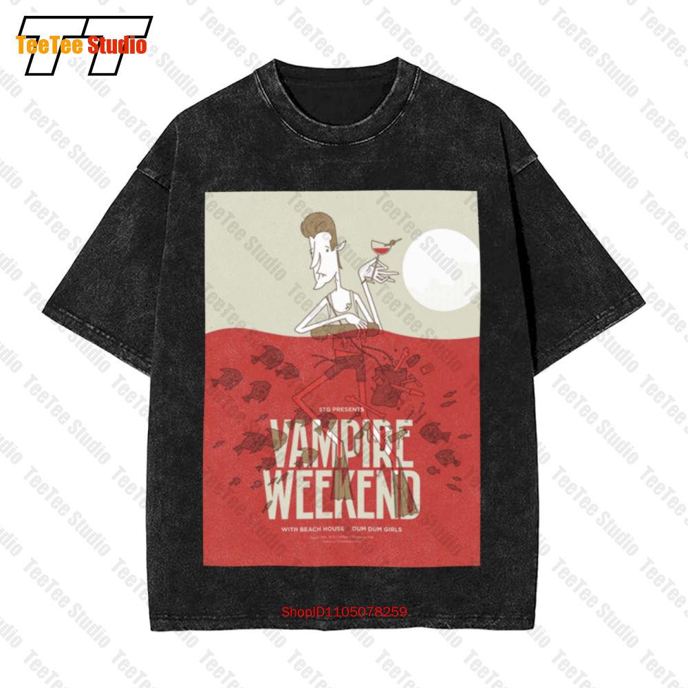 Vampire Weekend Tour August Th Marymoor Park Vintage Oversized TShirt OZX S