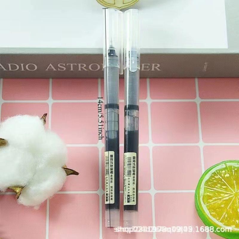 1Pcs Direct Liquid Neutral Pen Fluent Writing Suitable for Office Work, Brushing Questions, Signing Writing, Diaries, Notes, Student Classroom