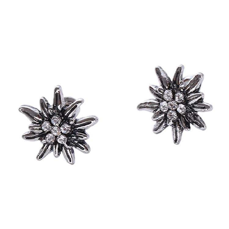 

Intricate Drop Earring Edelweiss Dangle Earrings Ear Jewelry Women Female Fashion Earrings Suitable for Daily Party Wear