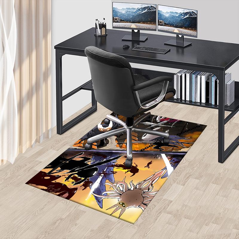 1pc Shadowy Figures Gather Carpet for Playroom Bedroom Living Room Sofa Home Decor,kids Game Area Rug Non-slip Floor Mat Y8263