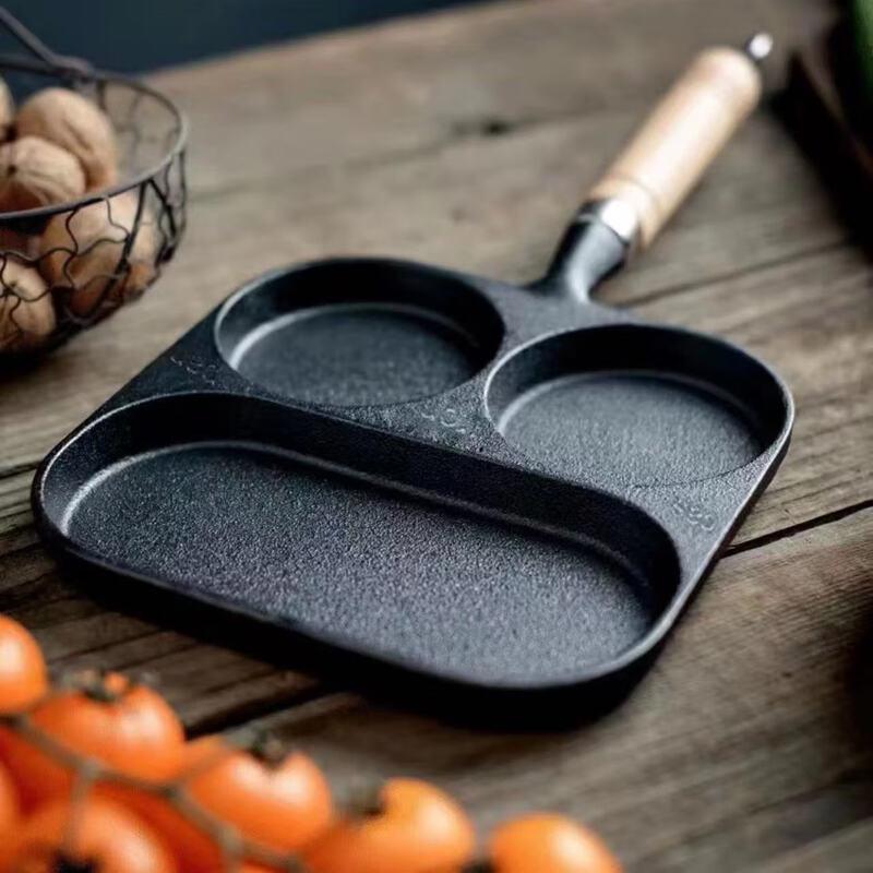 Zhi Shi 3-in-1 Multi-functional Cast Iron Frying Pan
