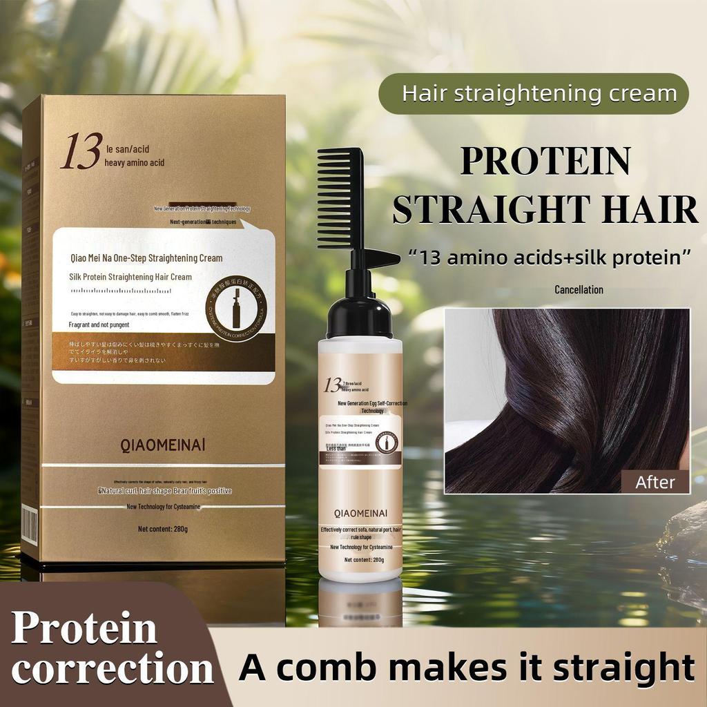 Crema Lisciante Professionale per Capelli - Formula Delicata Ammorbidente