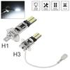 1pc H1 H3 Canbus Super Bright LED Bulb Car Fog Light Headlight 4014 24SMD 12V 6000K Running Light Auto Motorcycle LampsGood Product