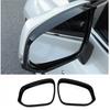 For Toyota RAV4 - Bright Black Mirror Rain Eyebrow Trim