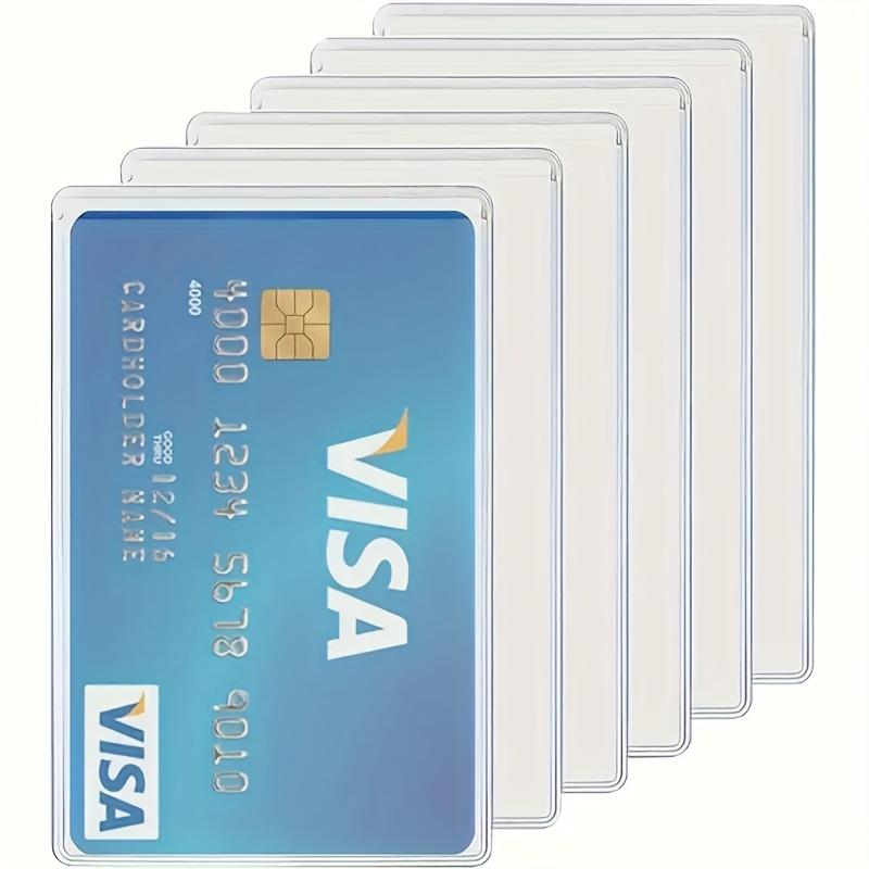 Transparent Card Sleeves - Reusable, Dustproof, Scan-Friendly | Ideal for Credit, ID, Medical Cards - Home, Office, Gift Use