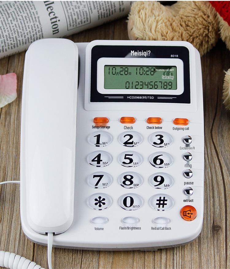 MSQ/Mesiqi 8018 Hotel Telephone with Caller ID & One-Touch Dialing