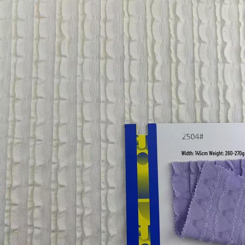 2026 Knit Bubble Pleated Fabric for Fashionable Children's Dresses & Pants