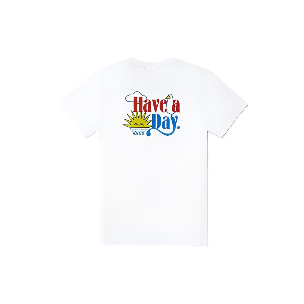 Vans Pigeon Graphic Crew Neck T-Shirt Women Tops White VN0A5F3XFS8