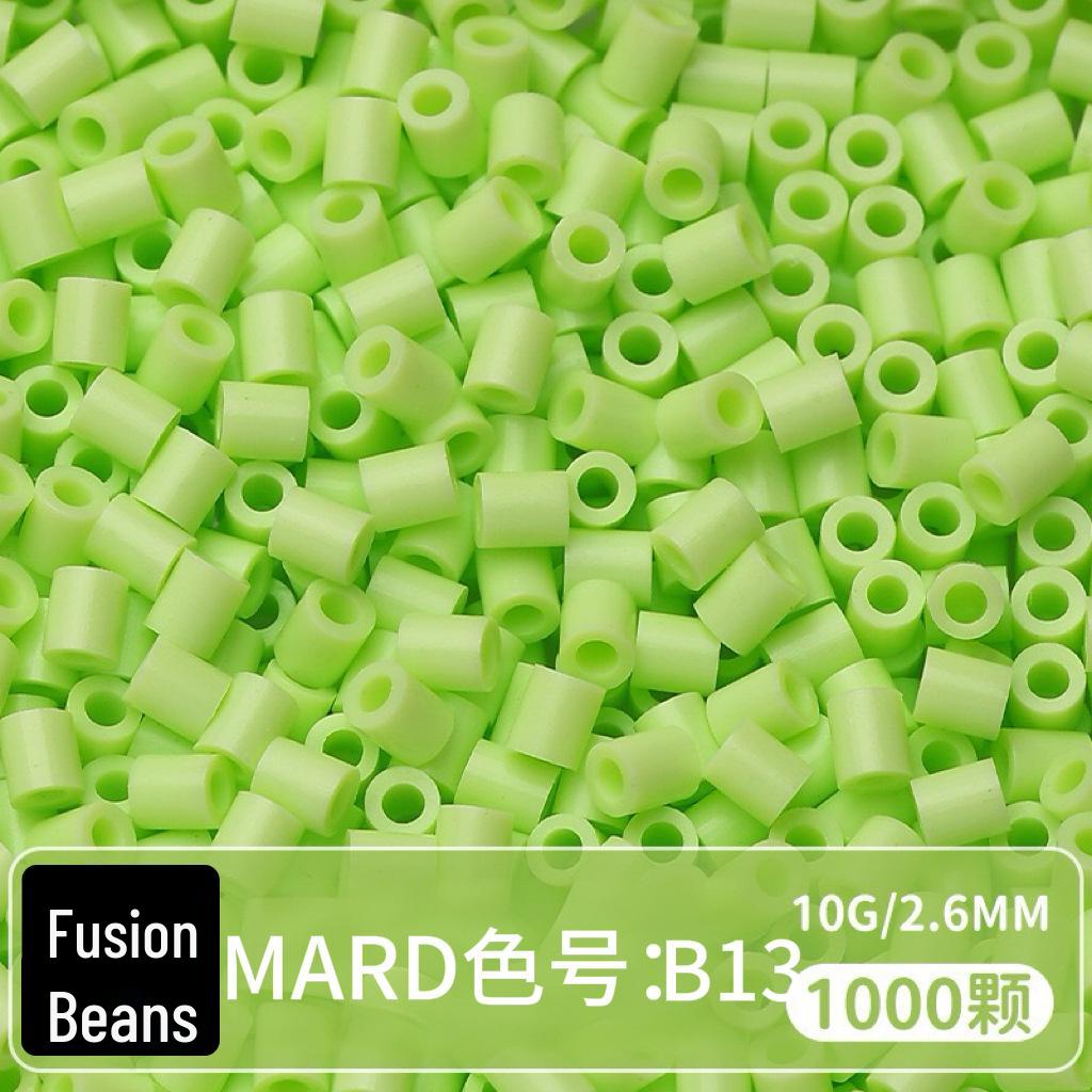 Confezione di Ricarica Perline Termofusibili da 264 Colori - 1000 Perline, 2,6 MM, Materiali per Puzzle 3D Fai da Te