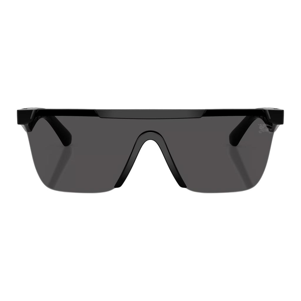 Burberry 4480D Brand Logo Irregular Shape Sunglasses Unisex sunglasses Black 0BE4480D-3001