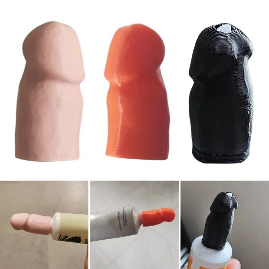 Yousheng Toothpaste Cap Dispenser Dust Protection Universal Easy To Install Creative 3D Printed Toothpaste Tube Squeezer