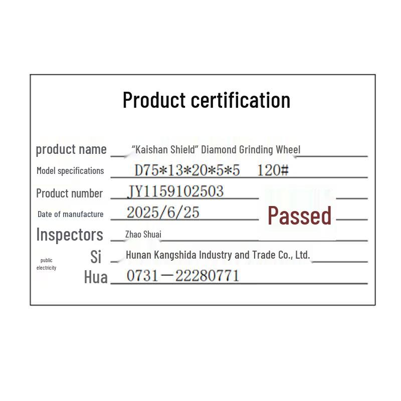 Kaishandun Diamond Grinding Wheel