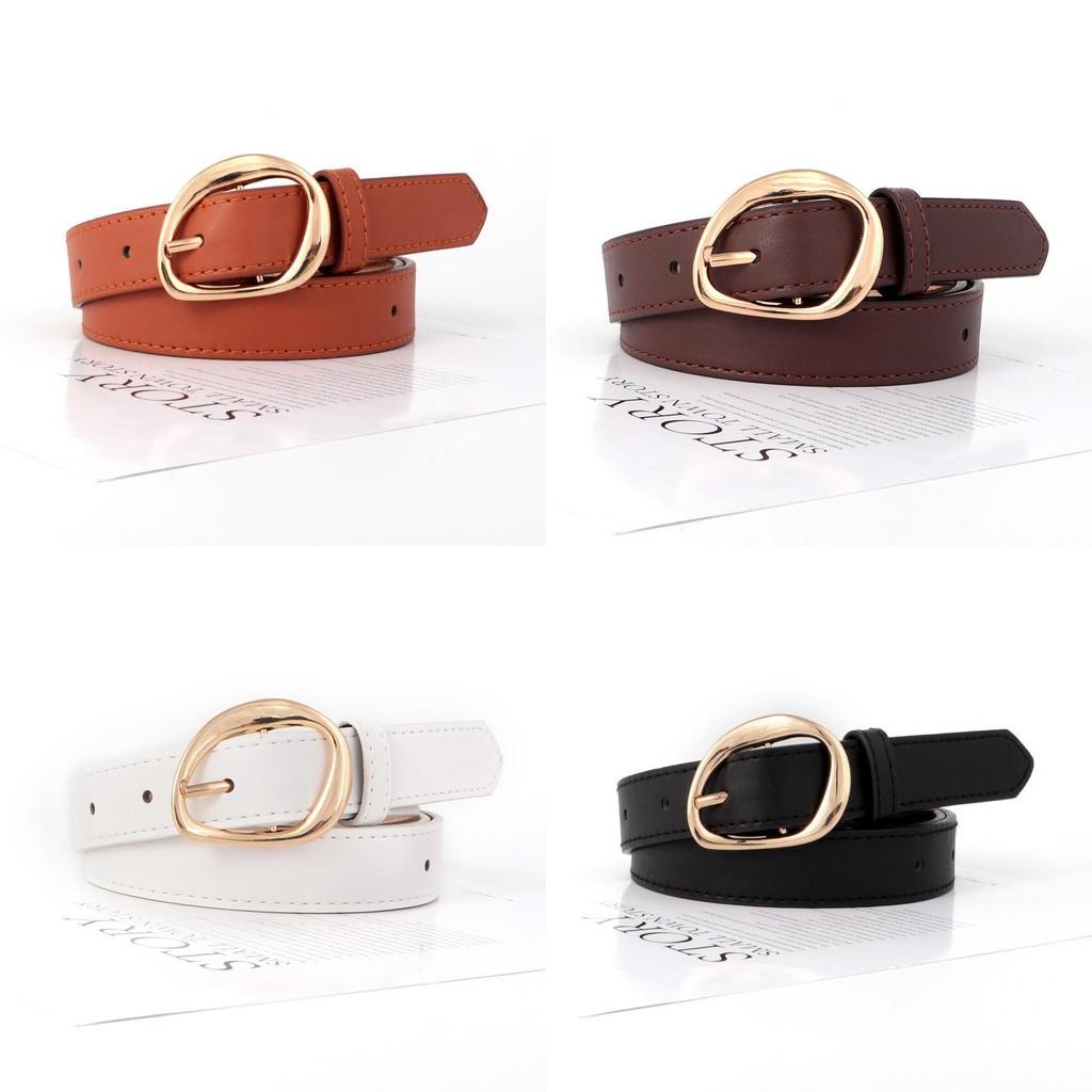Belt Leather Vintage Women Versatile Decorative Waistband Casual Jeans Strap