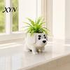 Puppy Planter 2 Pcs Dog Pot, Funny 3D Printed Animal Planter, Desktop Plant Decoration Cute Flower Pot for Home Office Indoor Outdoor Decor