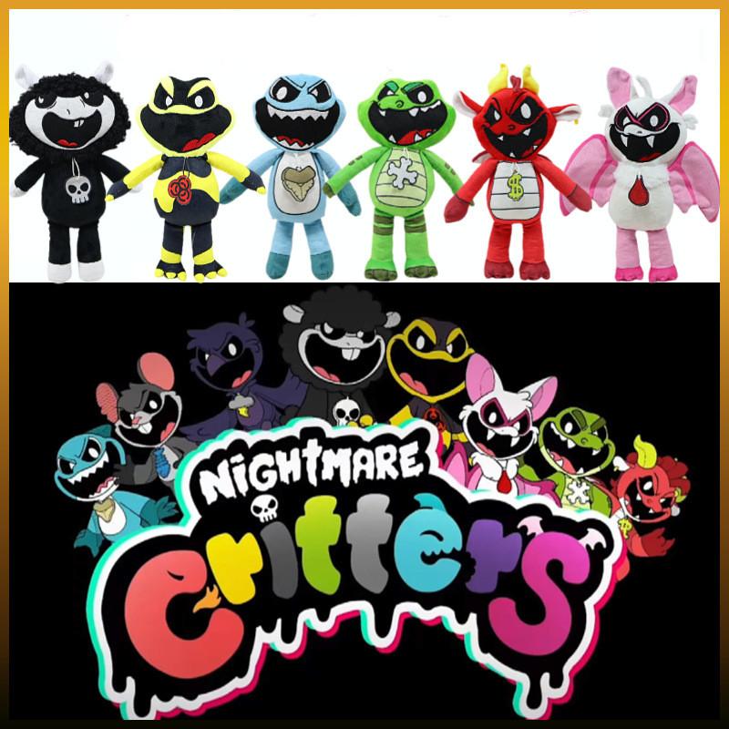 Adorable Nightmare Critters Black Sheep Plush Toy Soft Stuffed Animal For Kids