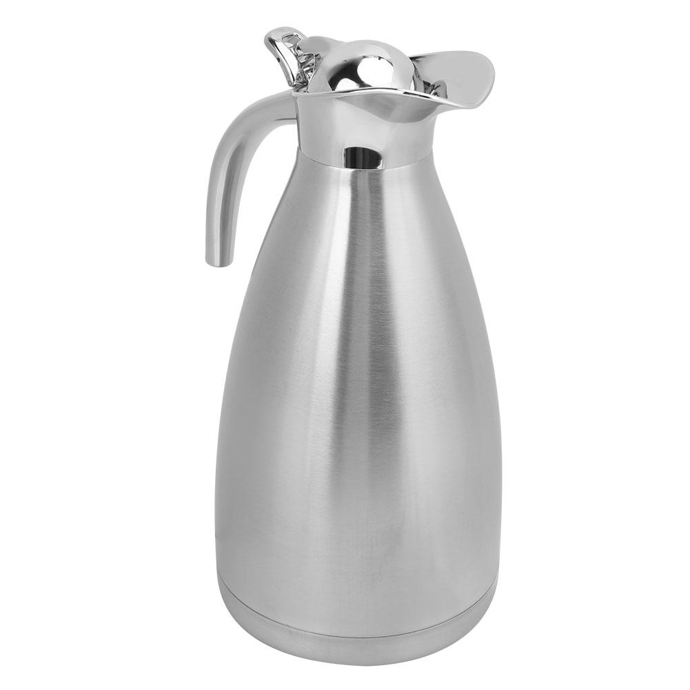 2L Stainless Steel Household Water Coffee Bottle Vacuum Insulated Thermo Jug Pot