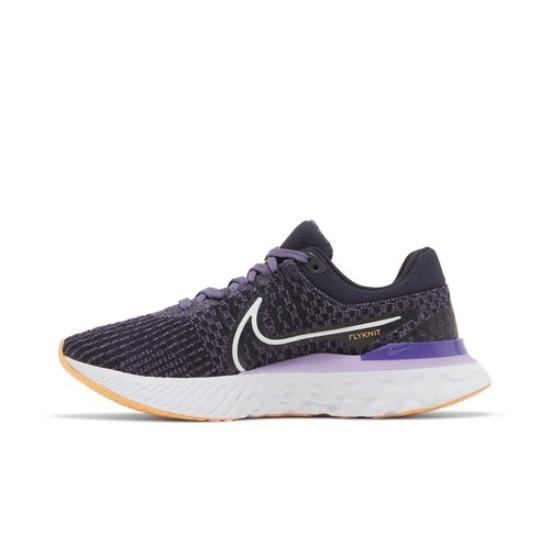 Nike Damskie React Infinity Run Flyknit 3 Cave Purple Orange DD3024-502