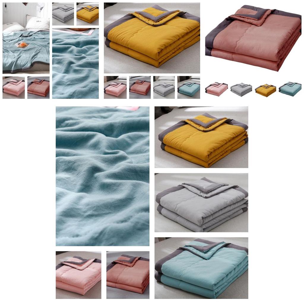 Summer Cool Air Conditioner Blanket For Single/double Beds Lightweight And Breathable